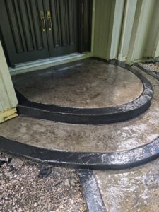 Stamped Concrete Stairs